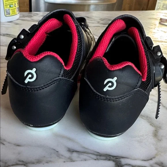 Peloton Black and Red Cycling Shoes - Picture 6 of 14